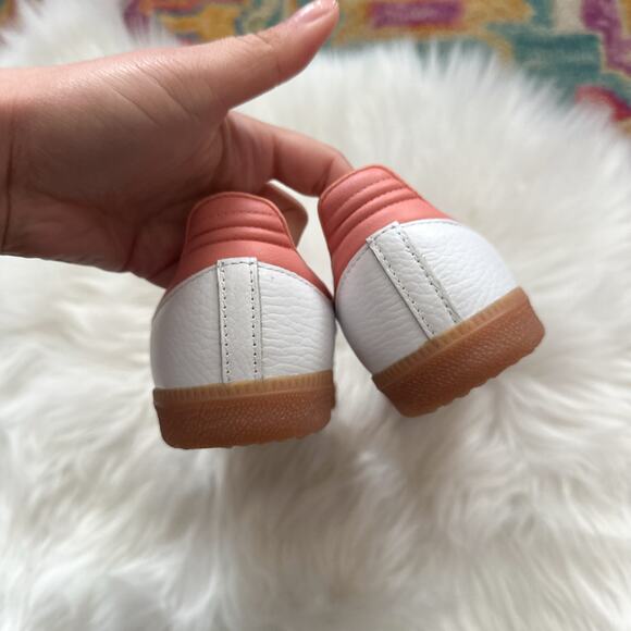 NWT White & Pink Adidas OG Samba Sneakers - Picture 5 of 8